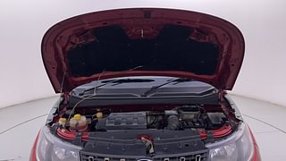 Used 2017 Mahindra KUV100 [2015-2017] K6 6 STR Petrol Manual engine ENGINE & BONNET OPEN FRONT VIEW