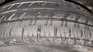 Used 2016 Renault Kwid [2015-2019] RXT Petrol Manual tyres LEFT REAR TYRE TREAD VIEW