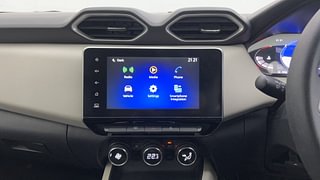 Used 2021 Nissan Magnite XV Petrol Manual interior MUSIC SYSTEM & AC CONTROL VIEW