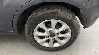 Used 2012 Ford Figo [2010-2015] Duratorq Diesel Titanium 1.4 Diesel Manual tyres LEFT REAR TYRE RIM VIEW