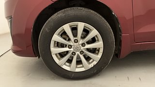 Used 2014 Maruti Suzuki Ertiga [2012-2015] ZXi Petrol Manual tyres LEFT FRONT TYRE RIM VIEW