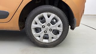Used 2015 Hyundai Grand i10 Sportz 1.2 Kappa VTVT Petrol Manual tyres LEFT REAR TYRE RIM VIEW