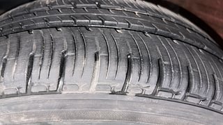 Used 2017 Mahindra KUV100 [2015-2017] K6 6 STR Petrol Manual tyres LEFT FRONT TYRE TREAD VIEW
