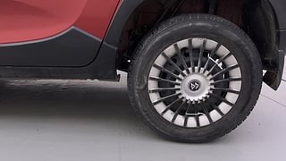 Used 2017 Mahindra KUV100 [2015-2017] K6 6 STR Petrol Manual tyres LEFT REAR TYRE RIM VIEW