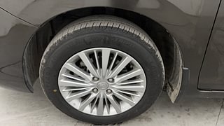 Used 2022 honda City V 5th Gen Petrol Manual tyres LEFT FRONT TYRE RIM VIEW