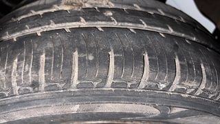 Used 2017 Mahindra KUV100 [2015-2017] K6 6 STR Petrol Manual tyres LEFT REAR TYRE TREAD VIEW