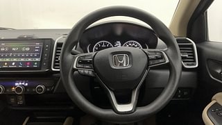 Used 2022 honda City V 5th Gen Petrol Manual interior STEERING VIEW