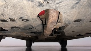 Used 2017 Mahindra KUV100 [2015-2017] K6 6 STR Petrol Manual extra FRONT LEFT UNDERBODY VIEW