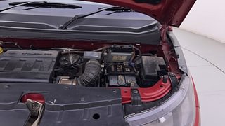 Used 2017 Mahindra KUV100 [2015-2017] K6 6 STR Petrol Manual engine ENGINE LEFT SIDE HINGE & APRON VIEW