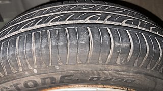 Used 2011 Toyota Etios [2010-2017] G Petrol Manual tyres LEFT FRONT TYRE TREAD VIEW
