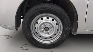 Used 2012 Maruti Suzuki Wagon R 1.0 [2010-2019] LXi Petrol Manual tyres LEFT FRONT TYRE RIM VIEW