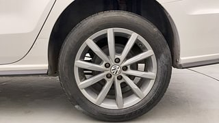 Used 2022 volkswagen Vento Highline Plus 1.0L TSI Petrol AT Petrol Automatic tyres LEFT REAR TYRE RIM VIEW