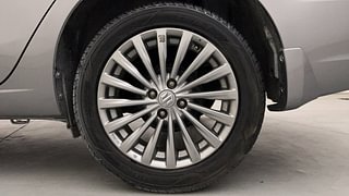 Used 2016 Maruti Suzuki Ciaz [2014-2017] ZXI+ Petrol Manual tyres LEFT REAR TYRE RIM VIEW