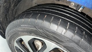 Used 2022 Maruti Suzuki Baleno Alpha Petrol Petrol Manual tyres LEFT FRONT TYRE TREAD VIEW