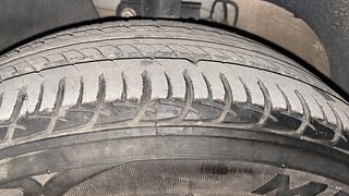 Used 2022 volkswagen Vento Highline Plus 1.0L TSI Petrol AT Petrol Automatic tyres LEFT FRONT TYRE TREAD VIEW