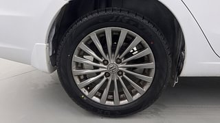 Used 2016 Maruti Suzuki Ciaz [2014-2017] ZXI+ AT Petrol Automatic tyres RIGHT REAR TYRE RIM VIEW