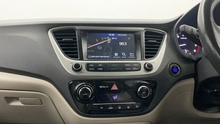 Used 2018 Hyundai Verna [2017-2020] 1.6 VTVT SX (O) AT Petrol Automatic interior MUSIC SYSTEM & AC CONTROL VIEW
