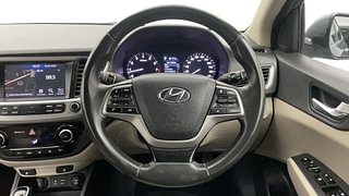 Used 2018 Hyundai Verna [2017-2020] 1.6 VTVT SX (O) AT Petrol Automatic interior STEERING VIEW