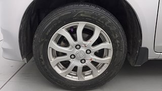 Used 2014 Honda Amaze [2013-2016] 1.2 VX i-VTEC Petrol Manual tyres LEFT FRONT TYRE RIM VIEW