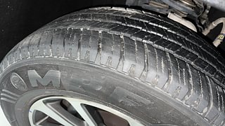 Used 2022 Mahindra Scorpio N Z8 L Petrol AT 7 STR Petrol Automatic tyres LEFT FRONT TYRE TREAD VIEW