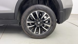 Used 2022 Maruti Suzuki Vitara Brezza [2020-2022] ZXI Plus Petrol Manual tyres LEFT REAR TYRE RIM VIEW
