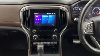 Used 2022 Mahindra Scorpio N Z8 L Petrol AT 7 STR Petrol Automatic interior MUSIC SYSTEM & AC CONTROL VIEW
