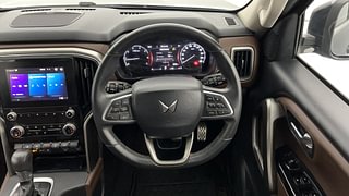 Used 2022 Mahindra Scorpio N Z8 L Petrol AT 7 STR Petrol Automatic interior STEERING VIEW