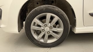 Used 2016 Maruti Suzuki Stingray [2013-2019] VXi Petrol Manual tyres LEFT FRONT TYRE RIM VIEW
