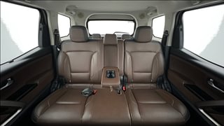 Used 2022 Mahindra Scorpio N Z8 L Petrol AT 7 STR Petrol Automatic interior REAR SEAT CONDITION VIEW