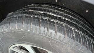 Used 2022 Mahindra Scorpio N Z8 L Petrol AT 7 STR Petrol Automatic tyres LEFT REAR TYRE TREAD VIEW