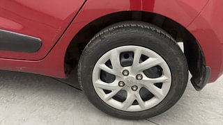 Used 2017 Hyundai Grand i10 Magna 1.2 Kappa VTVT Petrol Manual tyres LEFT REAR TYRE RIM VIEW