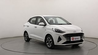 Used 2020 Hyundai Aura [2020-2022] SX Plus 1.2 AMT CRDI Diesel Automatic exterior RIGHT FRONT CORNER VIEW