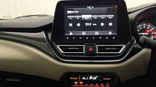 Used 2023 Toyota Glanza V Petrol Manual interior MUSIC SYSTEM & AC CONTROL VIEW