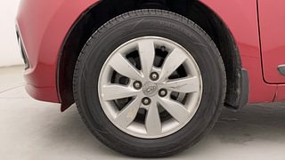 Used 2014 Hyundai Xcent [2014-2017] S (O) Diesel Diesel Manual tyres LEFT FRONT TYRE RIM VIEW