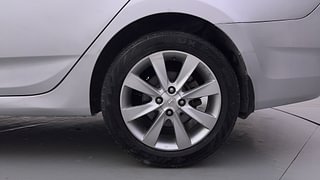 Used 2012 Hyundai Verna [2011-2015] Fluidic 1.6 CRDi SX Opt AT Diesel Automatic tyres LEFT REAR TYRE RIM VIEW