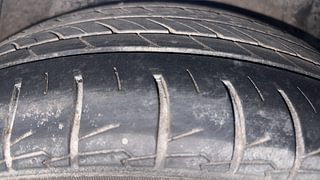 Used 2012 Hyundai Verna [2011-2015] Fluidic 1.6 CRDi SX Opt AT Diesel Automatic tyres LEFT REAR TYRE TREAD VIEW