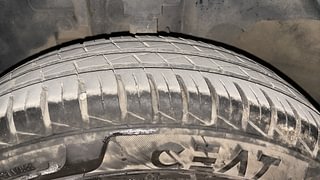 Used 2023 Renault Kwid CLIMBER 1.0 AMT Petrol Automatic tyres LEFT FRONT TYRE TREAD VIEW