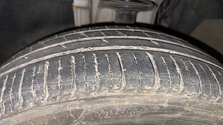 Used 2021 Renault Triber RXZ Petrol Manual tyres LEFT FRONT TYRE TREAD VIEW