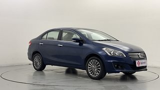 Used 2017 maruti-suzuki Ciaz Alpha Petrol Petrol Manual exterior RIGHT FRONT CORNER VIEW