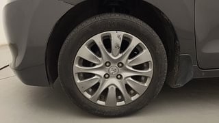 Used 2018 Maruti Suzuki Baleno [2015-2019] Alpha AT Petrol Petrol Automatic tyres LEFT FRONT TYRE RIM VIEW