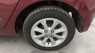 Used 2015 Hyundai Grand i10 [2013-2017] Asta AT 1.2 Kappa VTVT Petrol Automatic tyres LEFT REAR TYRE RIM VIEW
