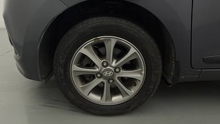 Used 2015 Hyundai Grand i10 Asta 1.2 Kappa VTVT (O) Petrol Manual tyres LEFT FRONT TYRE RIM VIEW