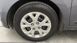 Used 2016 Hyundai Grand i10 Sportz 1.2 Kappa VTVT Petrol Manual tyres LEFT FRONT TYRE RIM VIEW