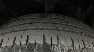 Used 2021 Maruti Suzuki Vitara Brezza [2020-2022] ZXI AT Petrol Automatic tyres LEFT FRONT TYRE TREAD VIEW
