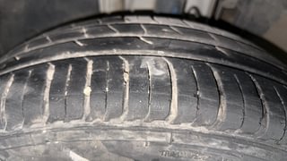 Used 2021 Renault Triber RXZ Petrol Manual tyres LEFT FRONT TYRE TREAD VIEW