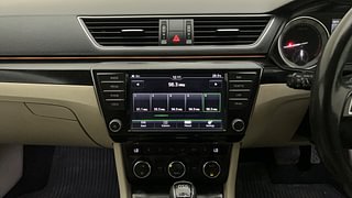 Used 2016 Skoda Superb [2016-2019] L&K TSI AT Petrol Automatic interior MUSIC SYSTEM & AC CONTROL VIEW