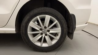 Used 2017 Volkswagen Ameo [2016-2020] Highline1.2L (P) Petrol Manual tyres LEFT REAR TYRE RIM VIEW