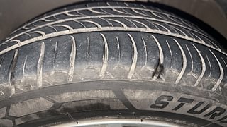 Used 2017 Volkswagen Ameo [2016-2020] Highline1.2L (P) Petrol Manual tyres LEFT FRONT TYRE TREAD VIEW