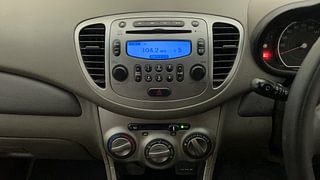 Used 2011 Hyundai i10 Sportz 1.2 Kappa2 Petrol Manual interior MUSIC SYSTEM & AC CONTROL VIEW