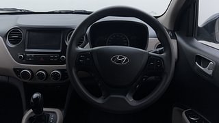 Used 2018 Hyundai Grand i10 [2017-2020] Sportz (O) AT 1.2 Kappa VTVT Petrol Automatic interior STEERING VIEW